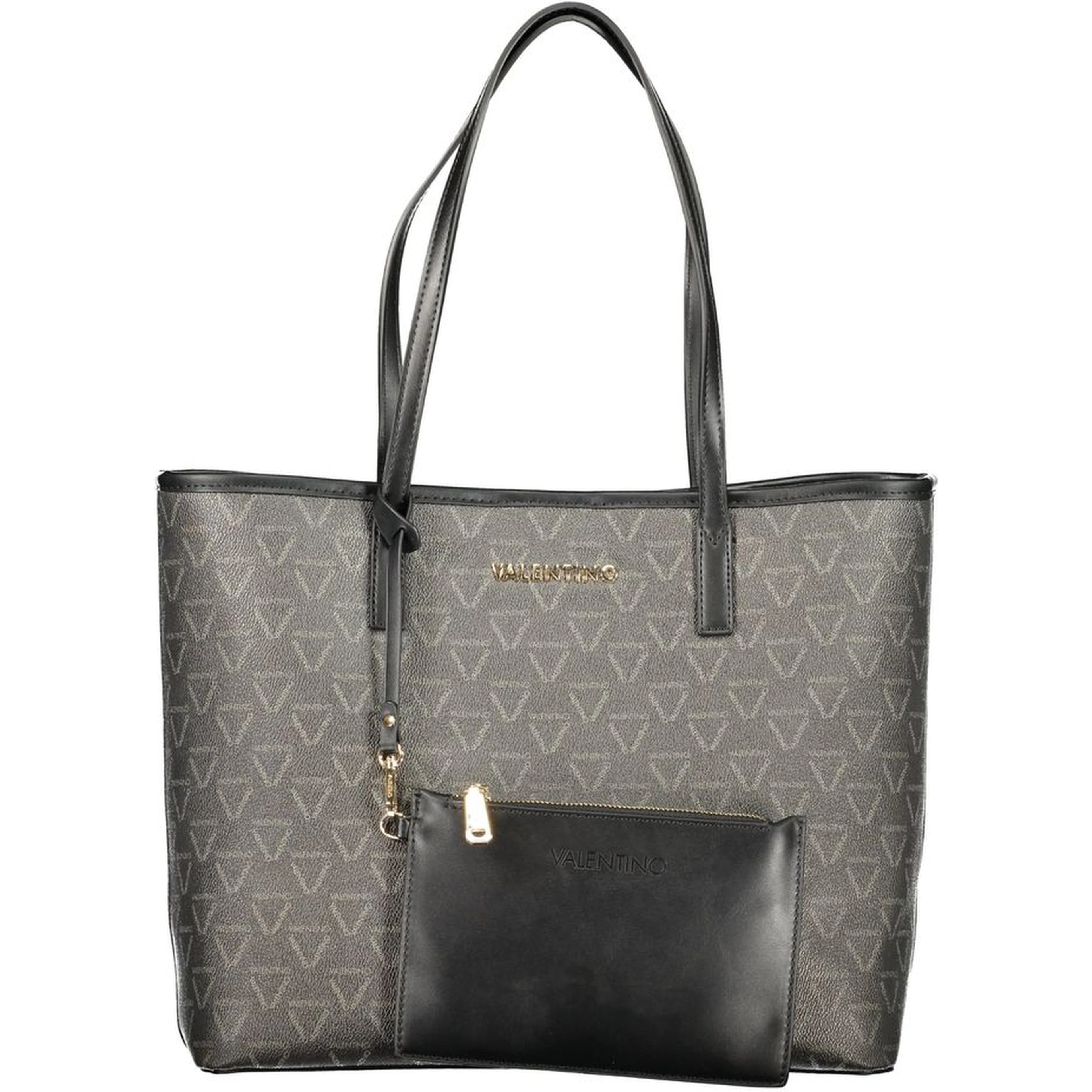 Black Polyurethane Women's Bag
