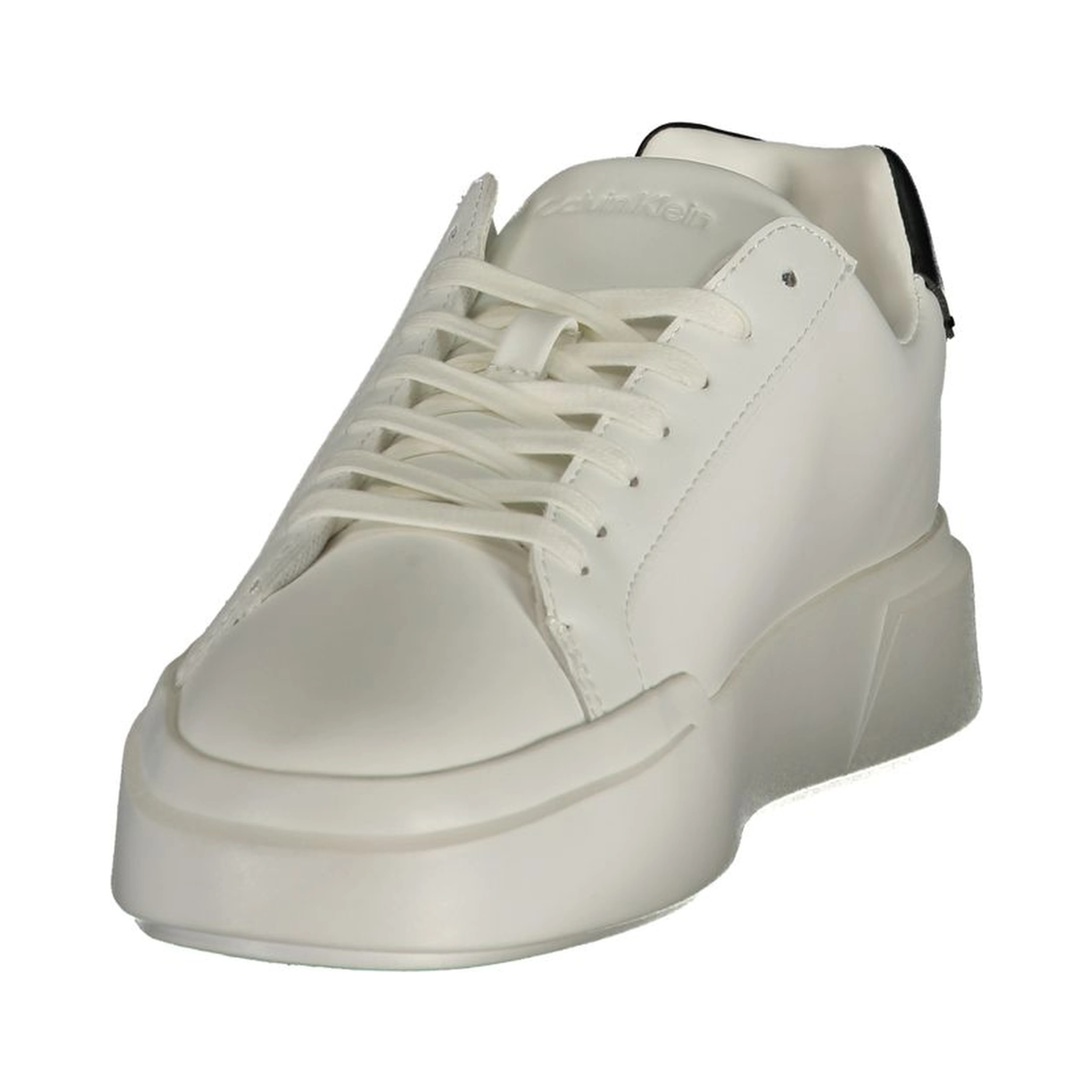 White Polyurethane Women's Sneaker