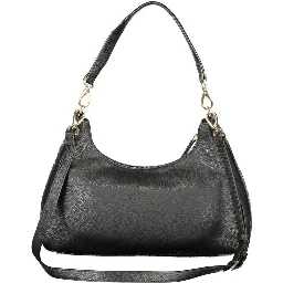 Black Polyurethane Womens Bag