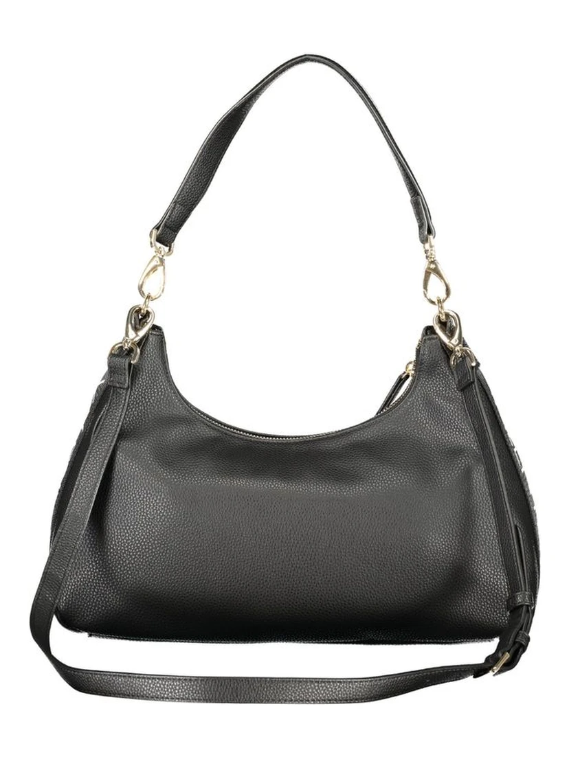 Black Polyurethane Womens Bag