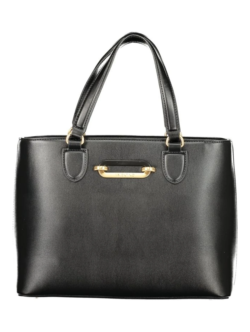 Black Polyurethane Women's Bag