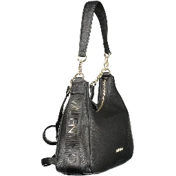 Black Polyurethane Womens Bag