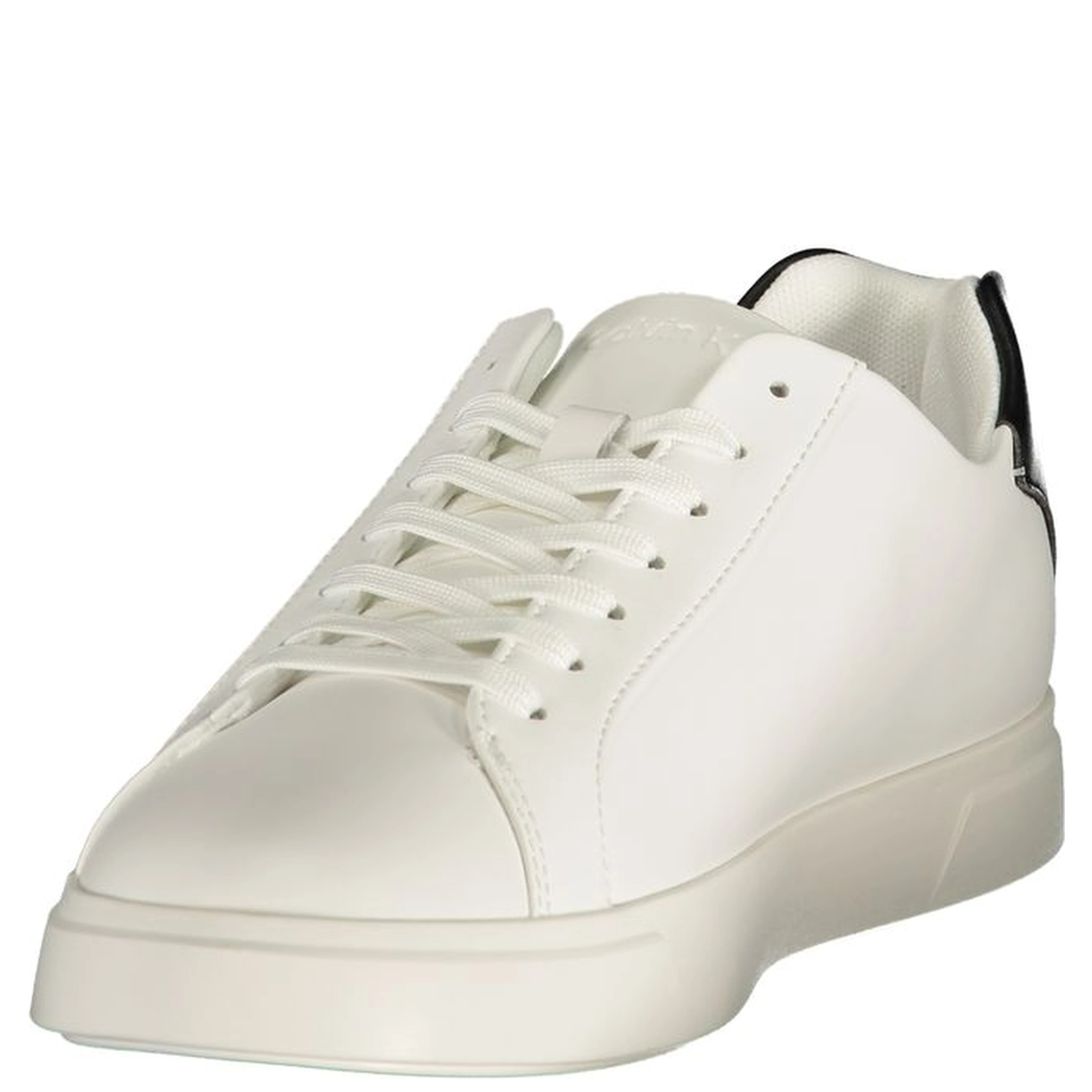 White Polyurethane Men's Sneaker