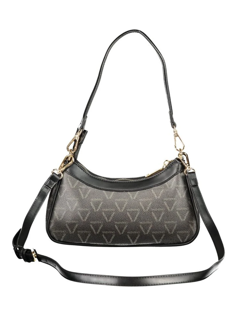 Black Polyurethane Women's Bag