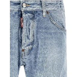Blue Cotton Jeans Denim