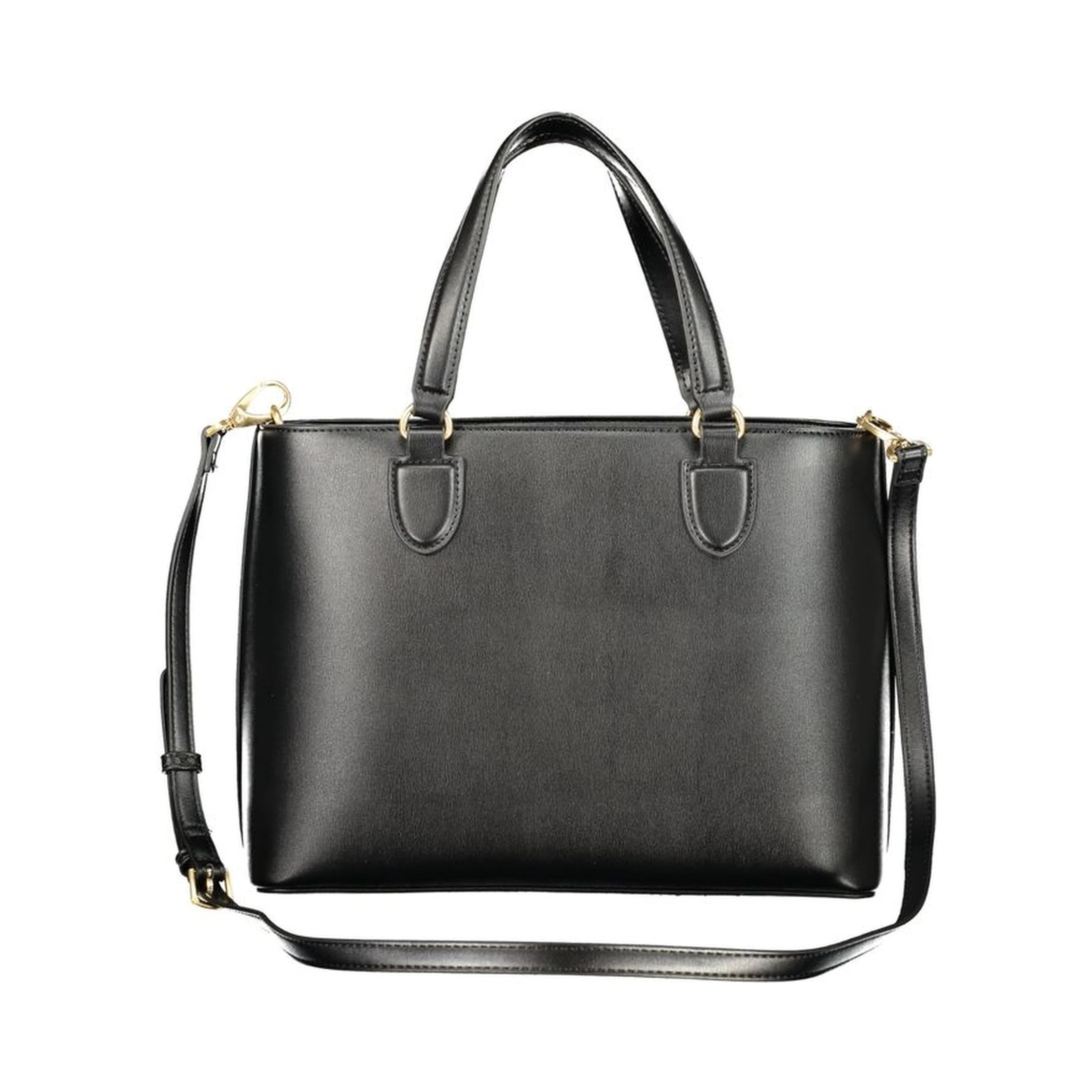 Black Polyurethane Women's Bag