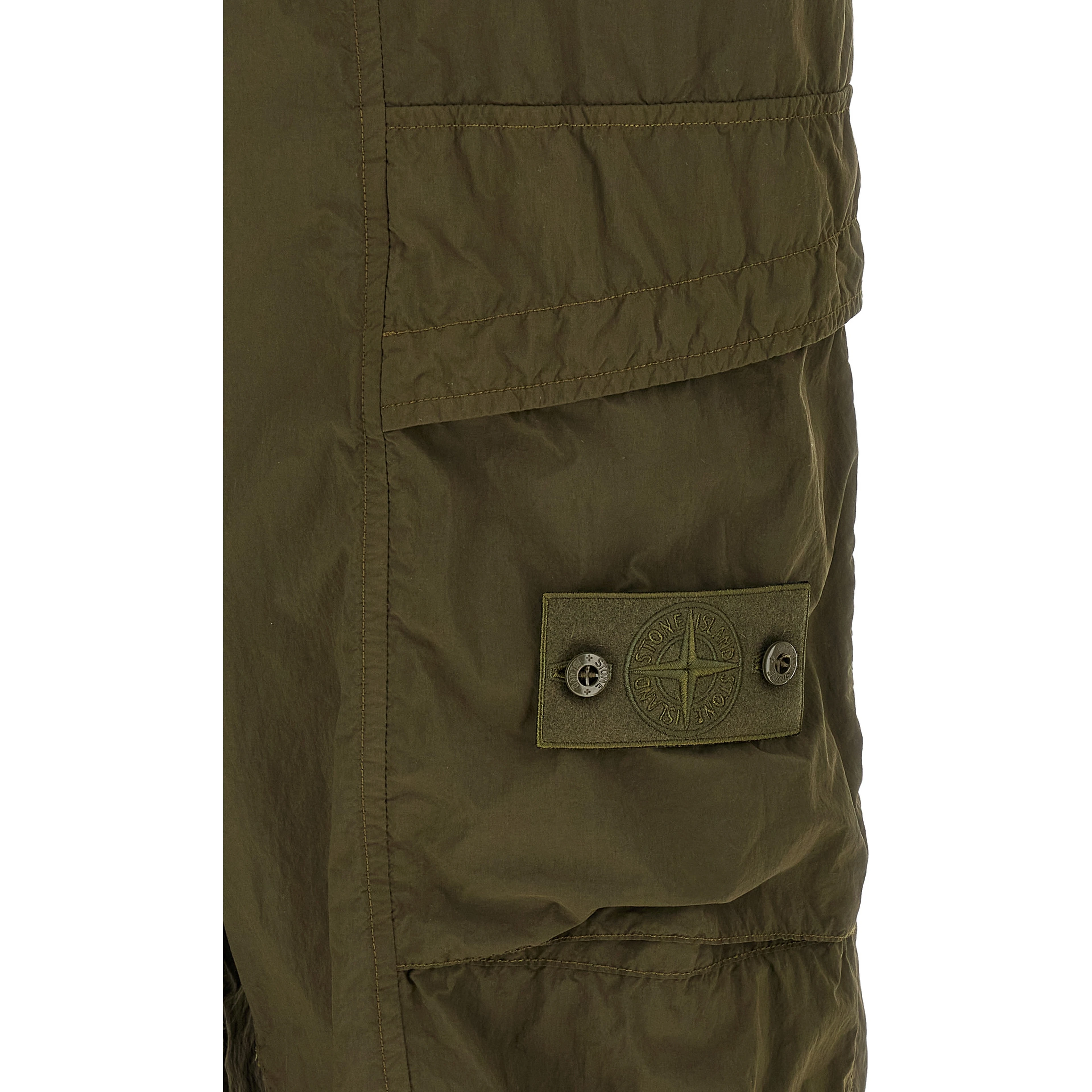 Bicolor Polyamide Cargo Pants