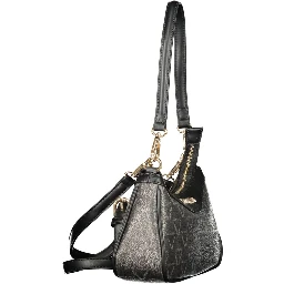 Black Polyurethane Women's Bag