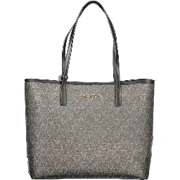Black Polyurethane Women's Bag