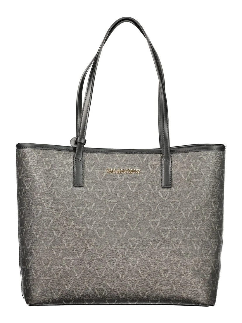 Black Polyurethane Women's Bag