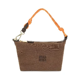 Brown Cotton Shoulder Bag