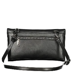 Nero Polyurethane Womens Handbag