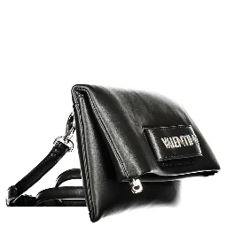 Nero Polyurethane Womens Handbag