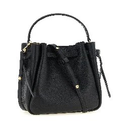 Black Cowhide Crossbody Bag