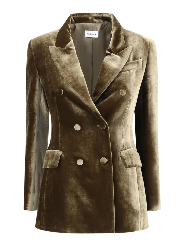 Brown Viscose Blazer
