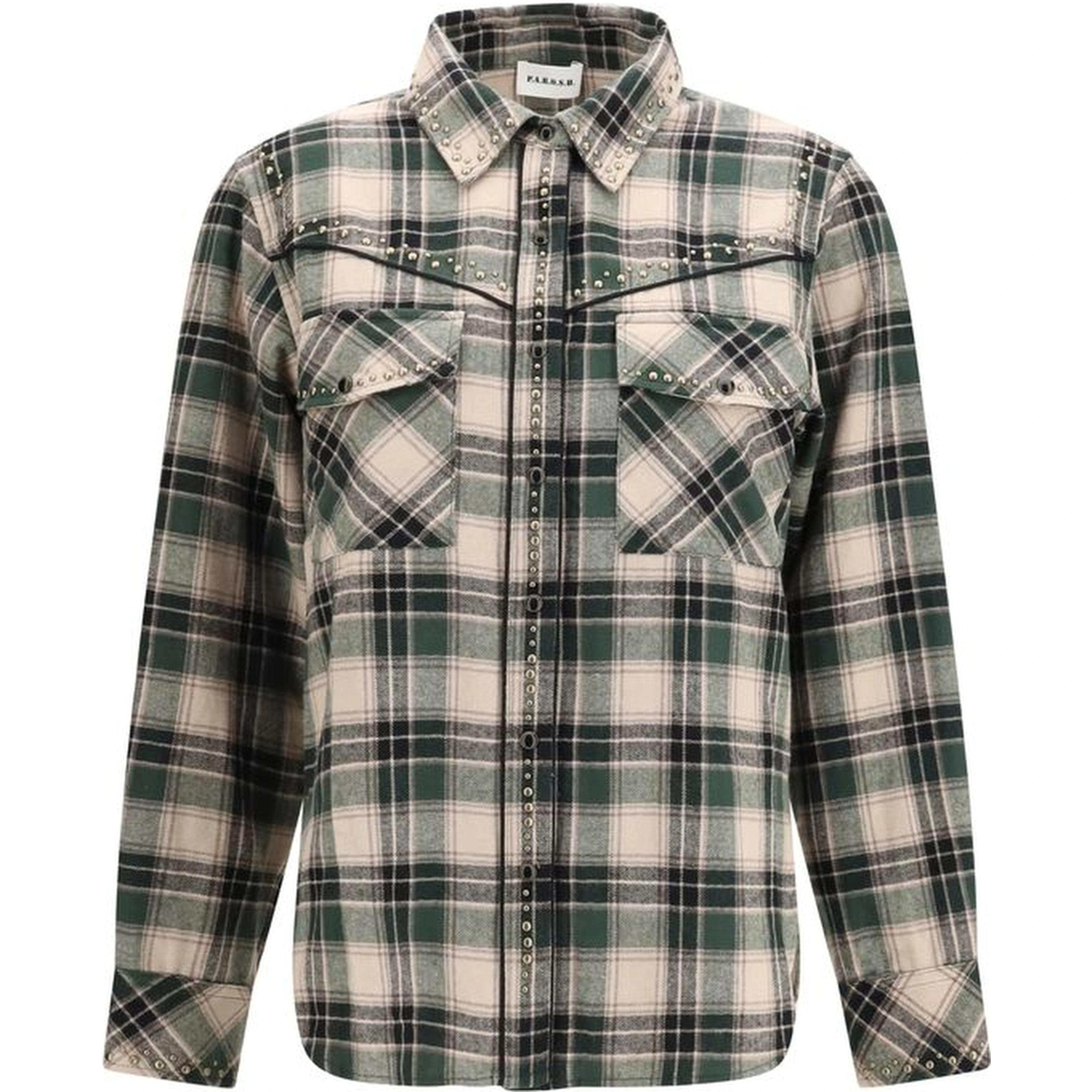 Bicolor Cotton Pattern Shirt