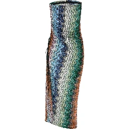 Multicolor Viscose Casual Dress