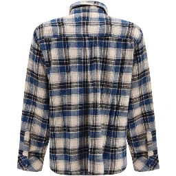 Blue Cotton Pattern Shirt