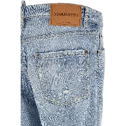 Blue Cotton Jeans Denim
