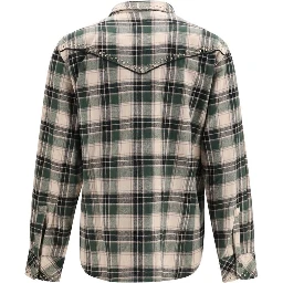 Bicolor Cotton Pattern Shirt