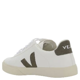 White Calf Leather Bos Taurus Low Top Sneakers