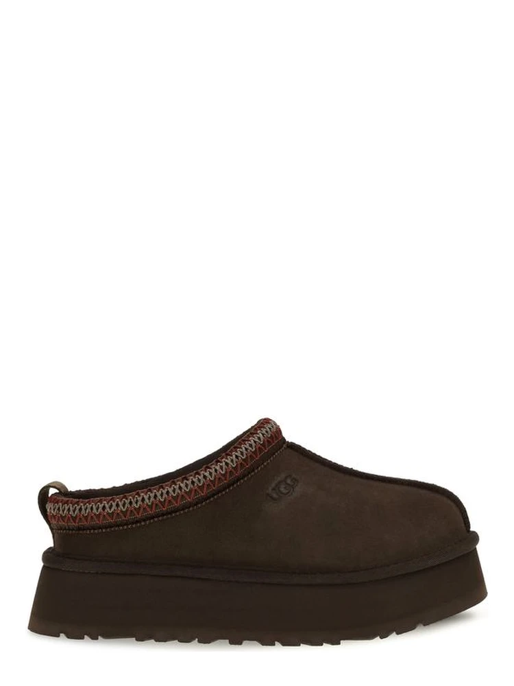 Brown Suede Leather Mules