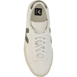 White Calf Leather Bos Taurus Low Top Sneakers