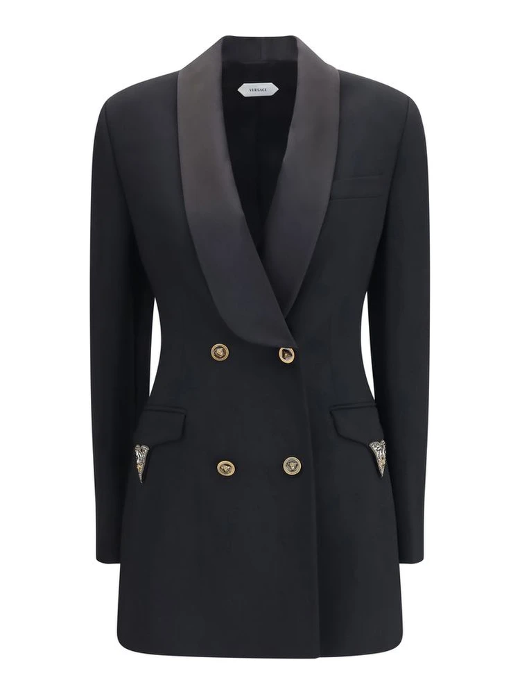 Black Wool Oves Aries Blazer