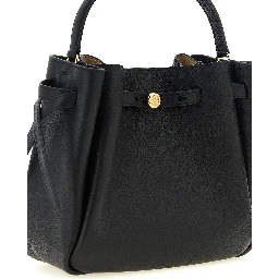 Black Cowhide Crossbody Bag