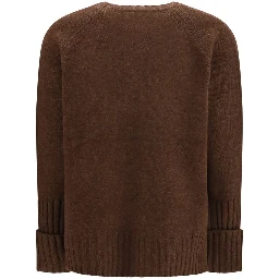 Brown Wool Oves Aries Sweatshirt