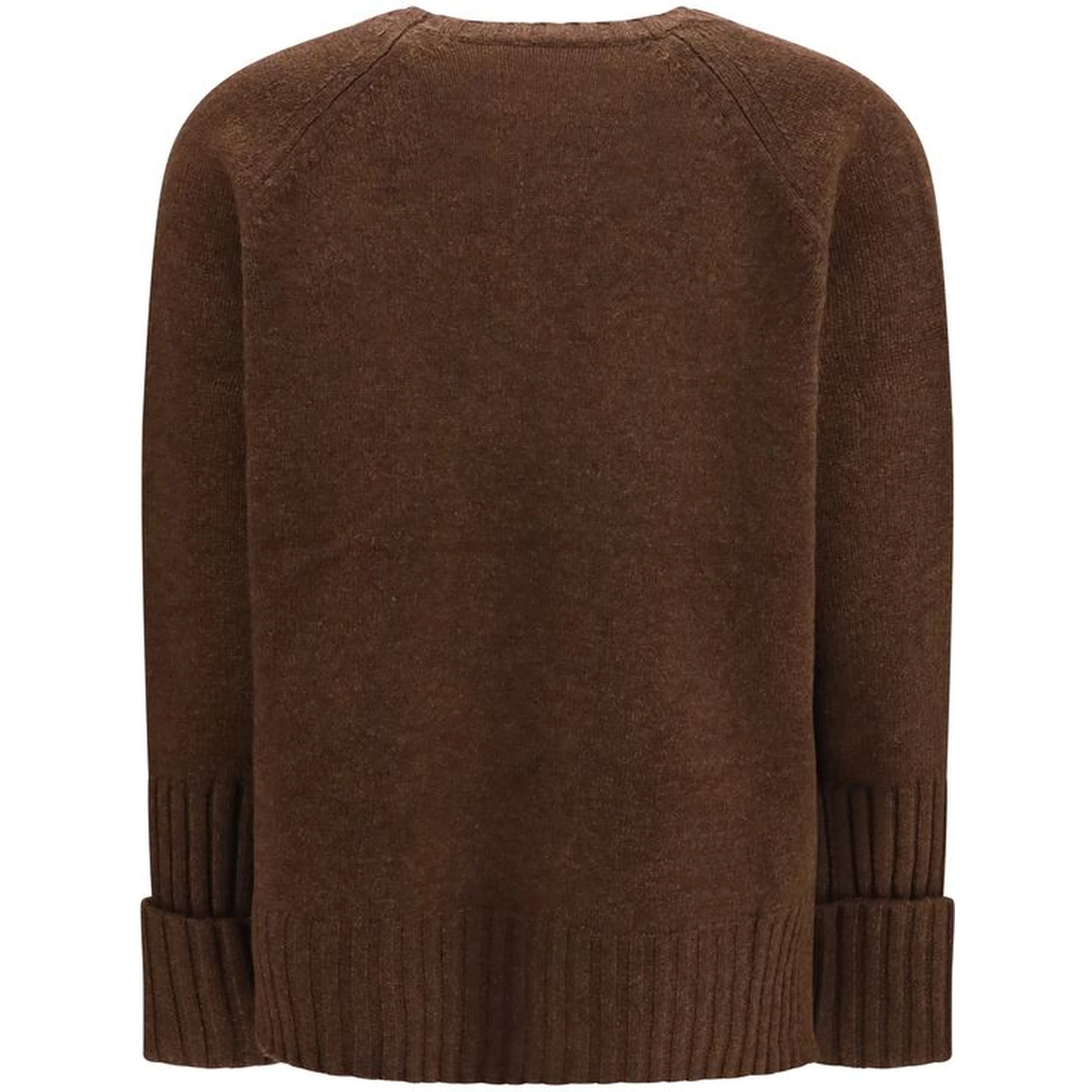 Brown Wool Oves Aries Sweatshirt