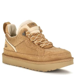 Beige Calf Leather Bos Taurus Chunky Sneakers