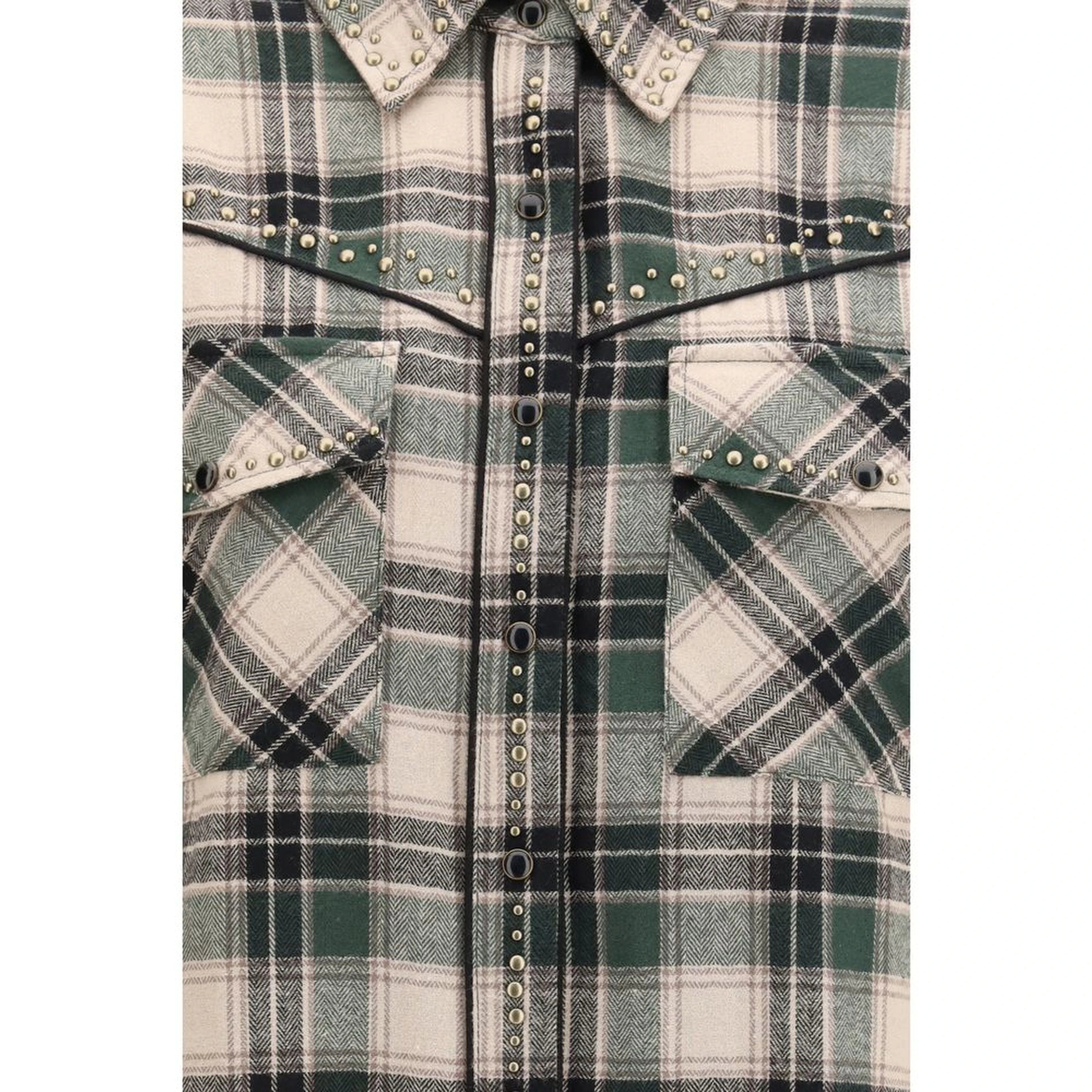 Bicolor Cotton Pattern Shirt