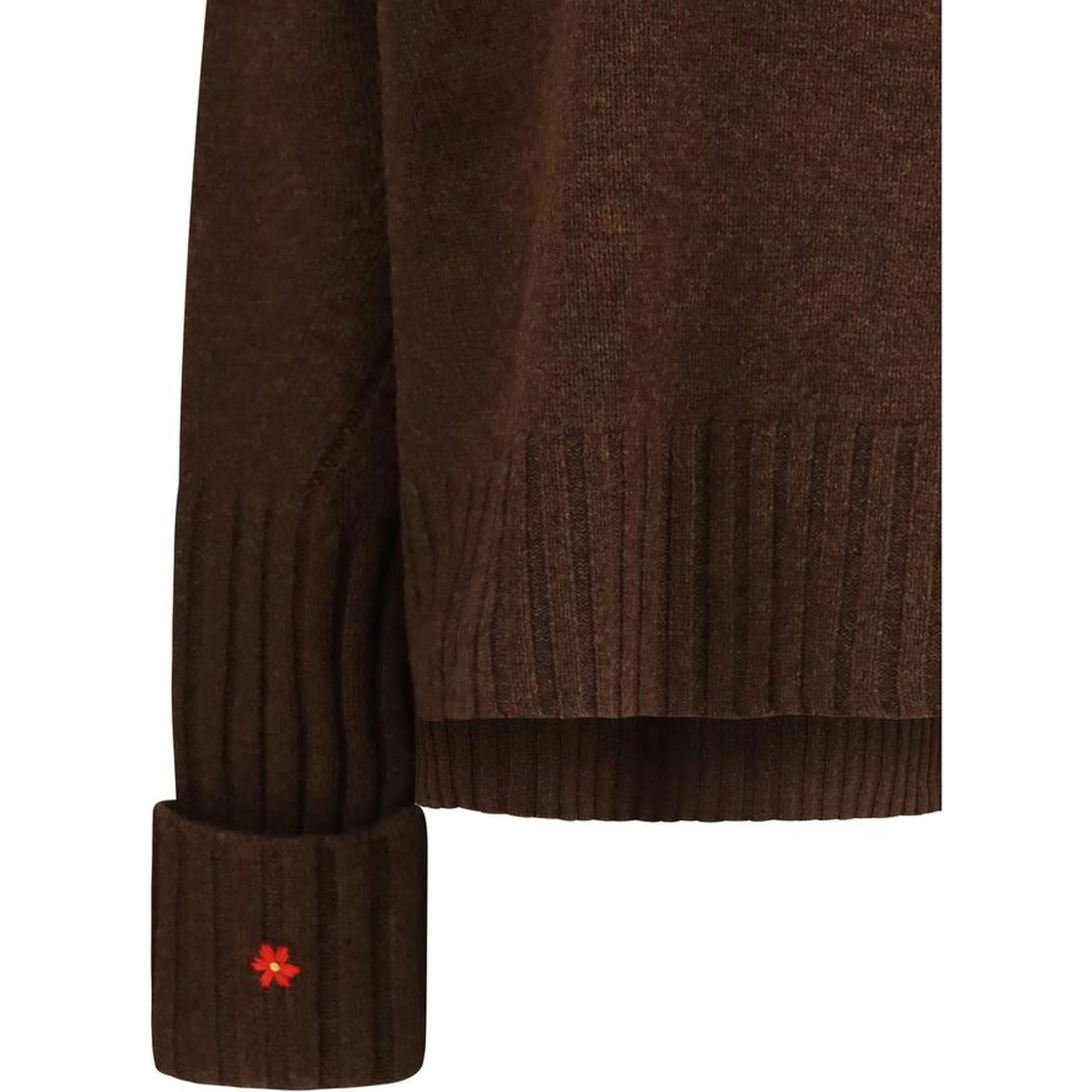 Brown Wool Oves Aries Sweatshirt