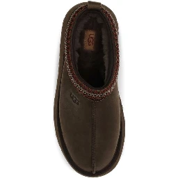 Brown Suede Leather Mules