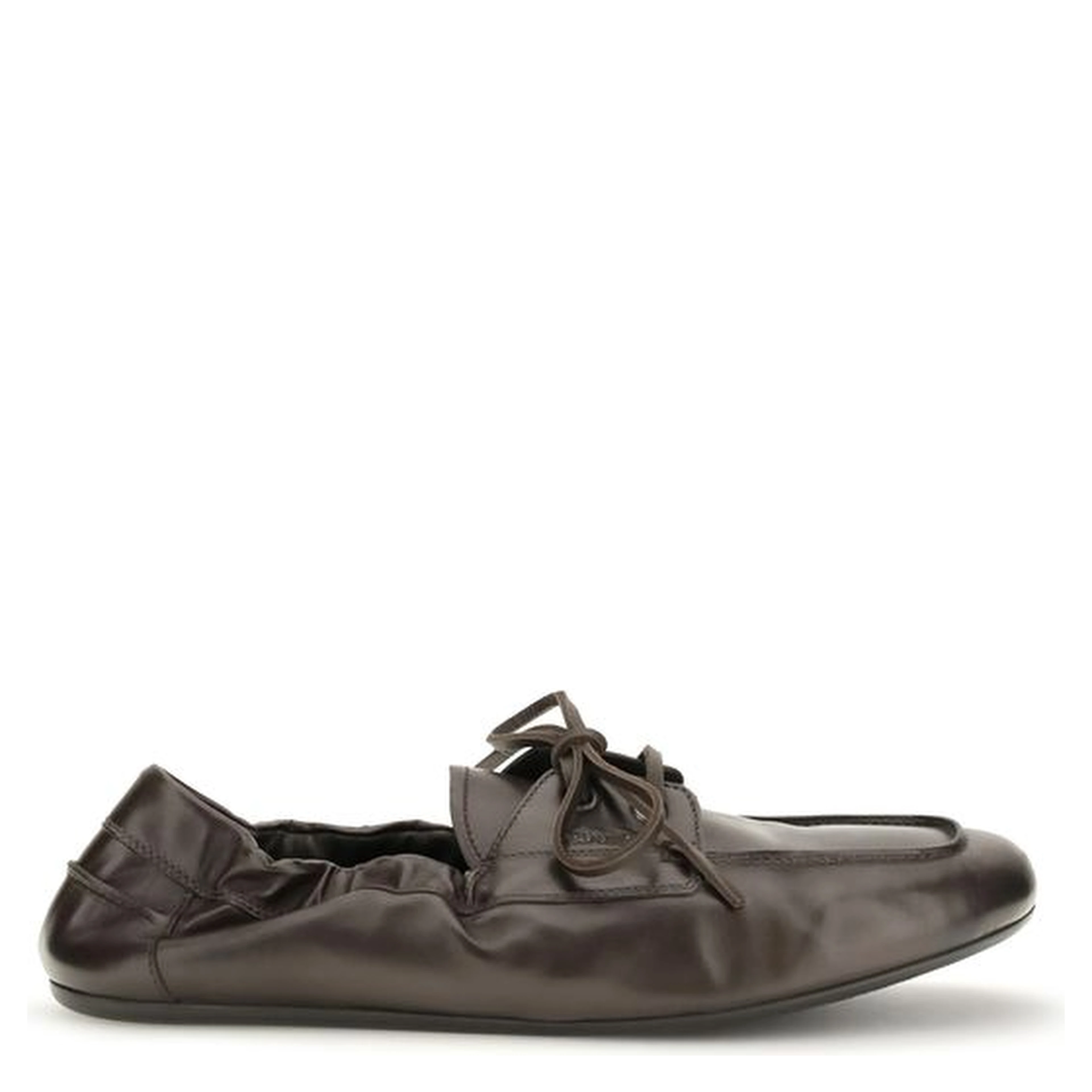 Brown Calf Leather Bos Taurus Slip-On Loafers