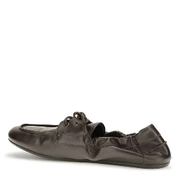 Brown Calf Leather Bos Taurus Slip-On Loafers