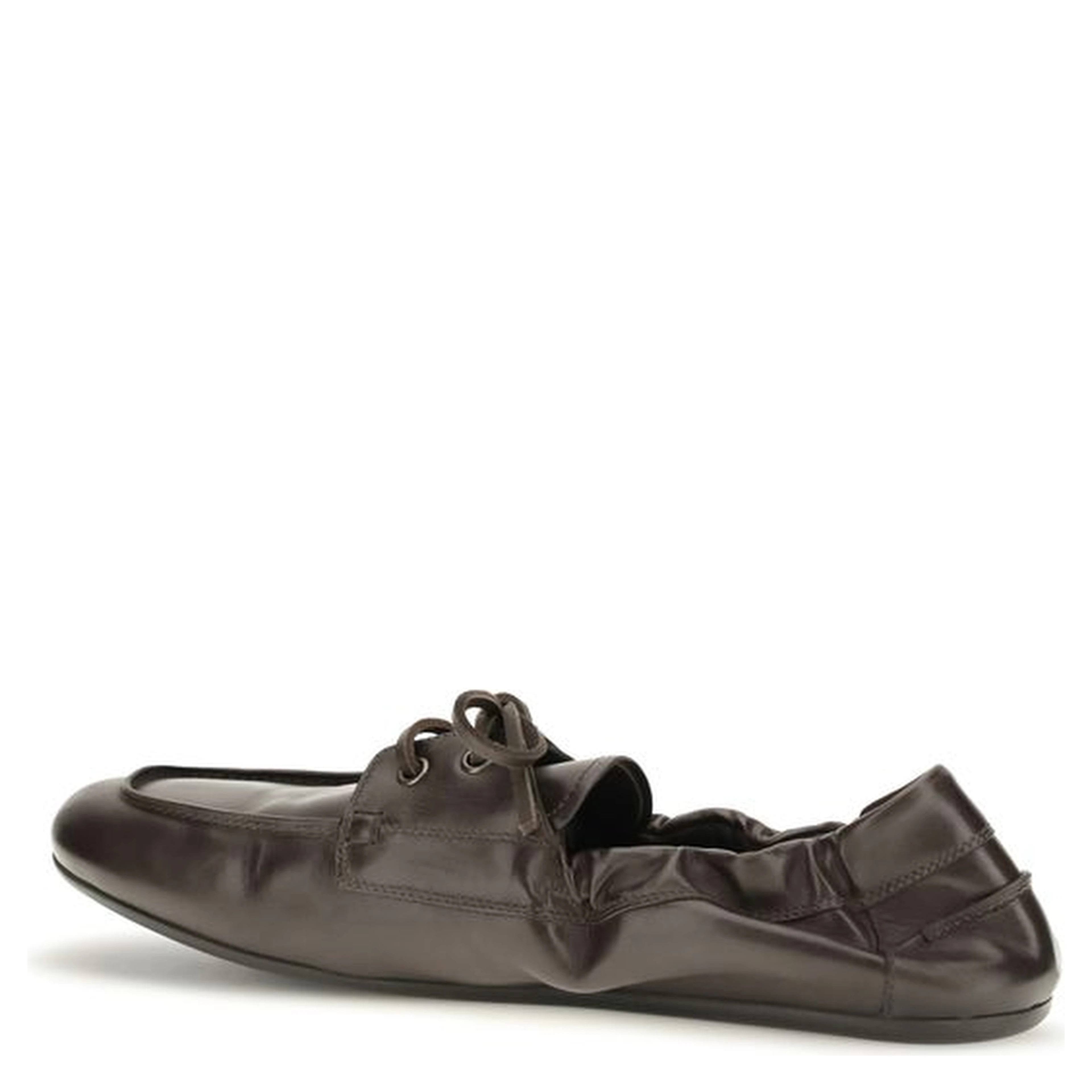 Brown Calf Leather Bos Taurus Slip-On Loafers