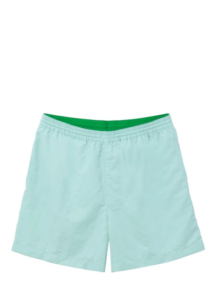 Turquoise Polyamide Swim Shorts