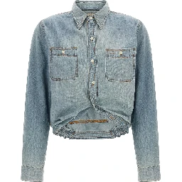 Blue Cotton Blouse