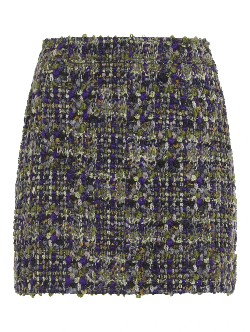 Saint Laurent Tweed Mini Skirt