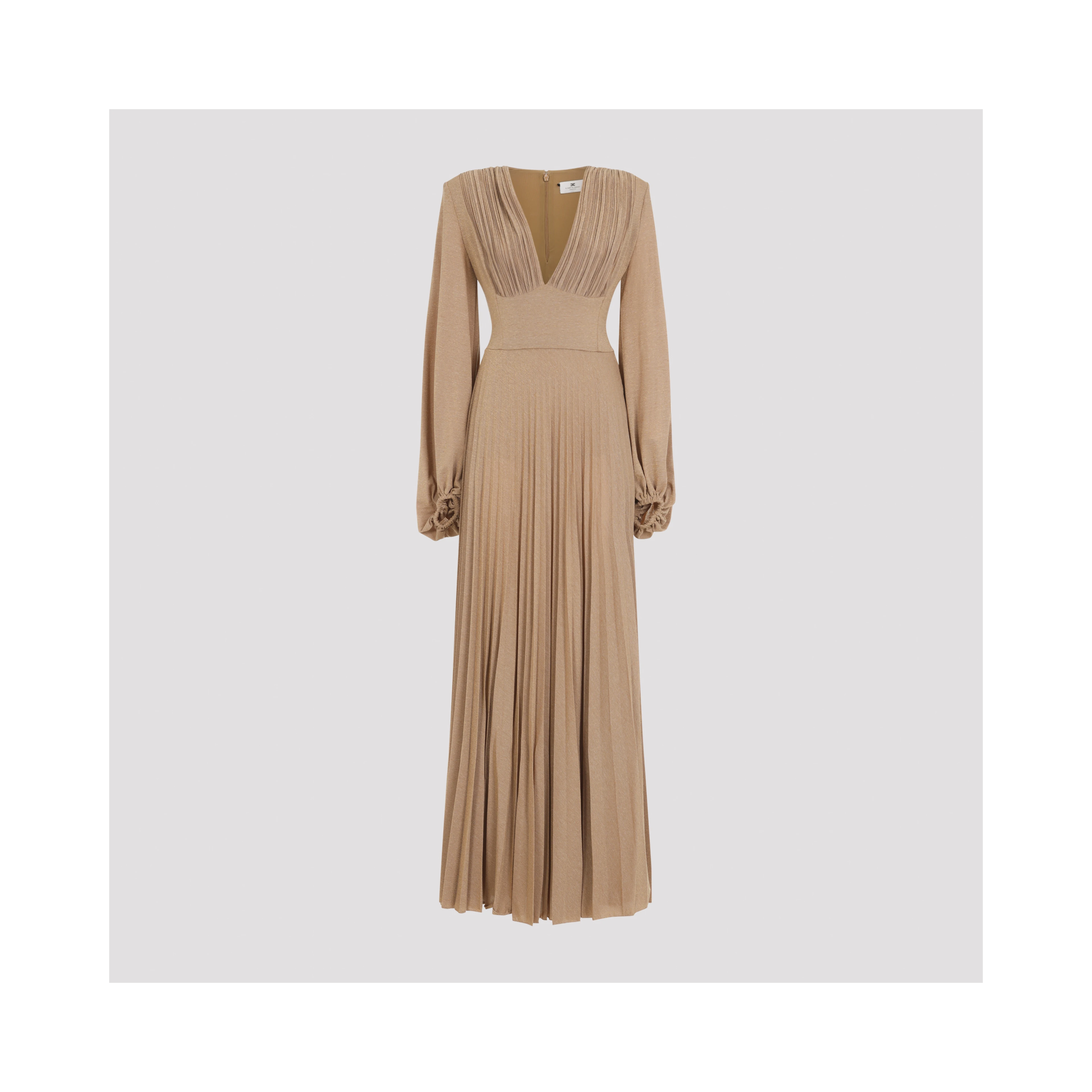 Elisabetta Franchi Long Jersey Lurex Dress