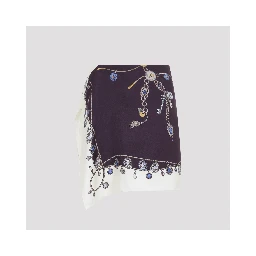 SKIRT TWILL SILK STOLEN JEWELS