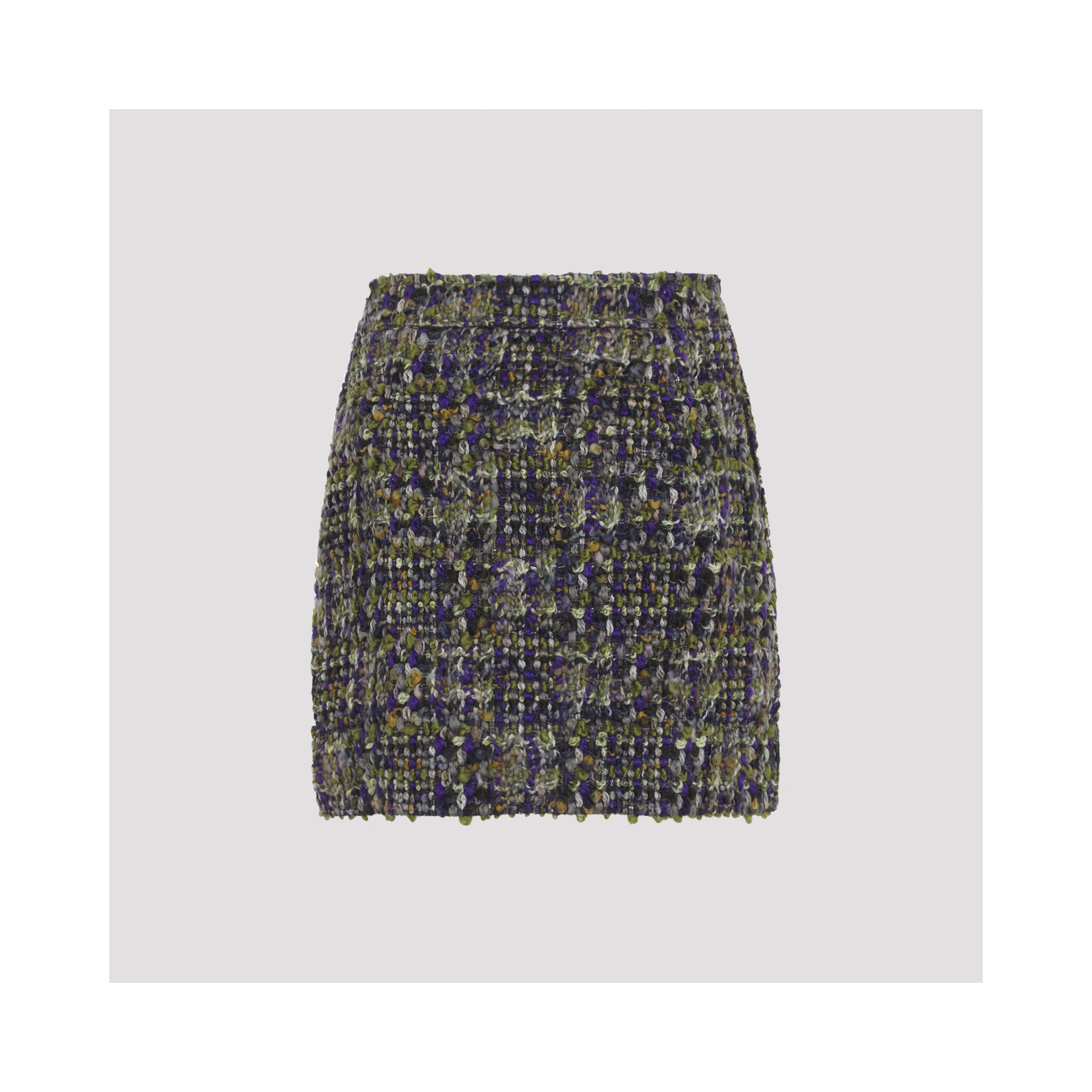 Saint Laurent Tweed Mini Skirt