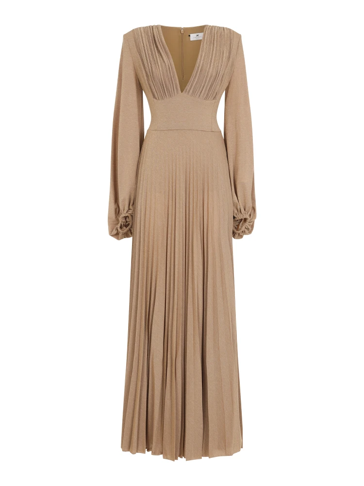 Elisabetta Franchi Long Jersey Lurex Dress alternative