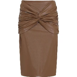 ECO LEATHER SKIRT