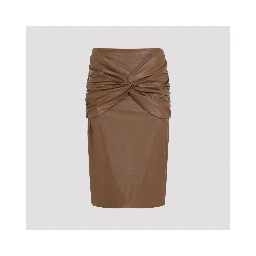 ECO LEATHER SKIRT