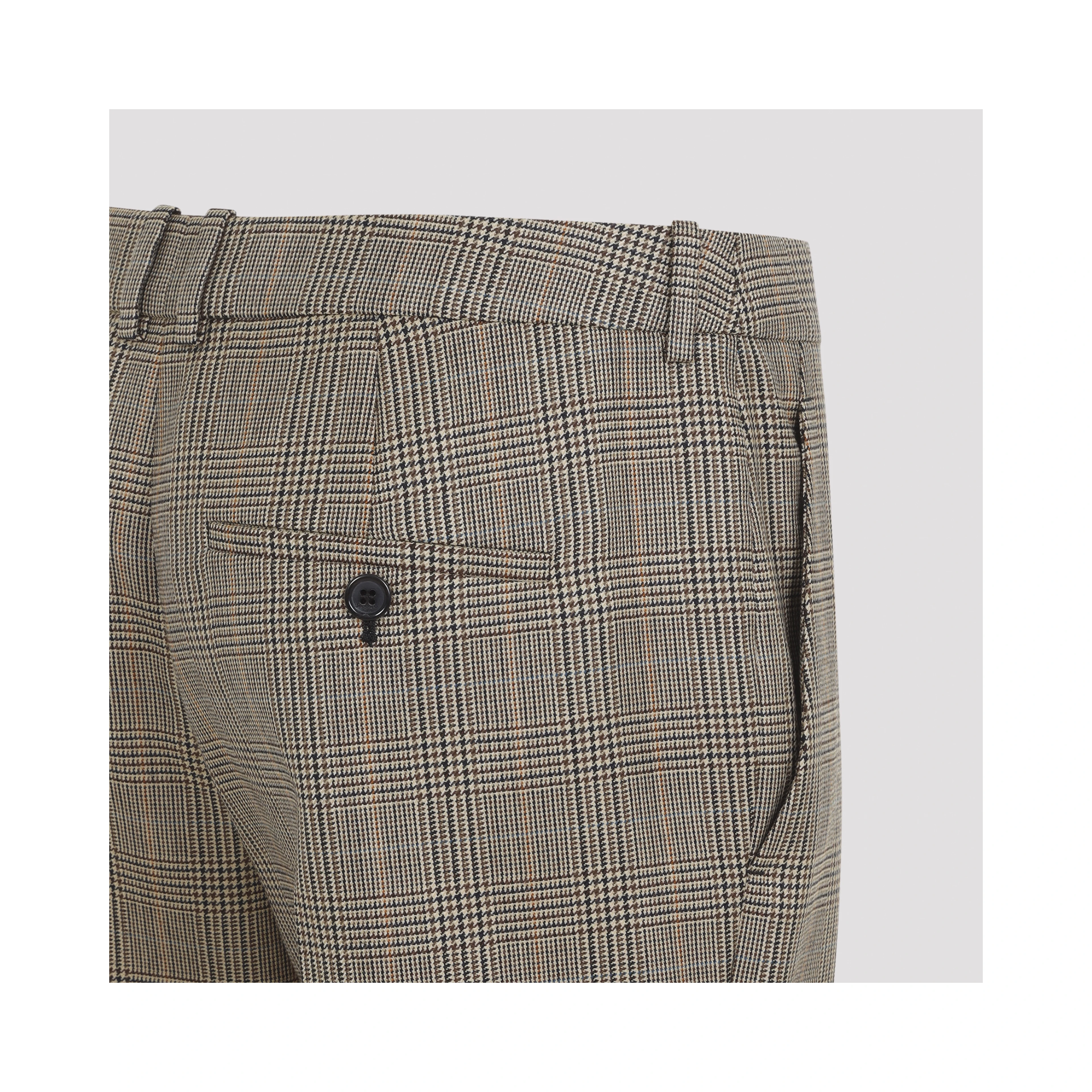 Saint Laurent Price De Galles Trousers