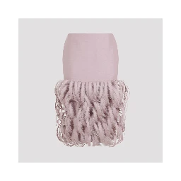 Balenciaga Fluffy Feather Pencil Skirt