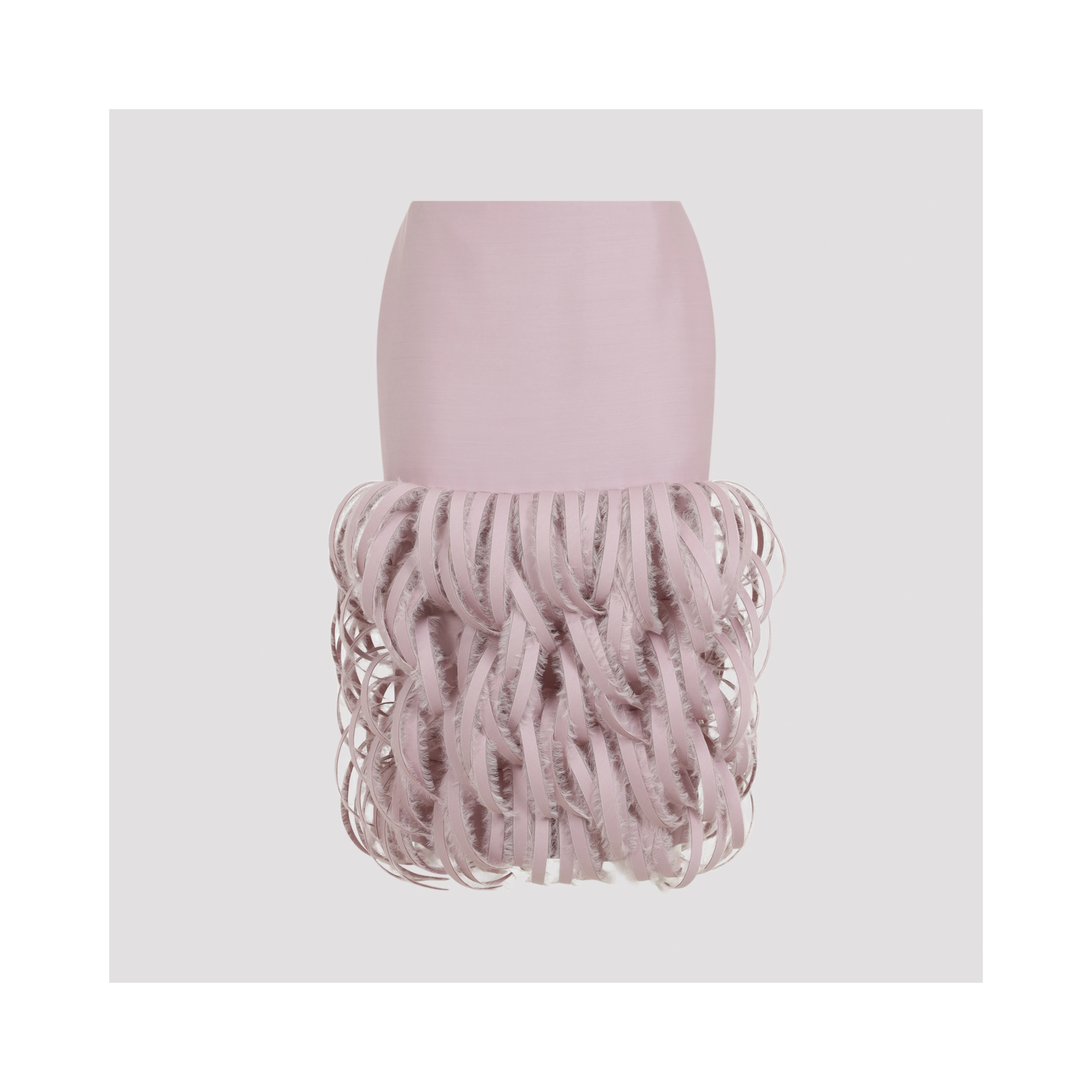 Balenciaga Fluffy Feather Pencil Skirt